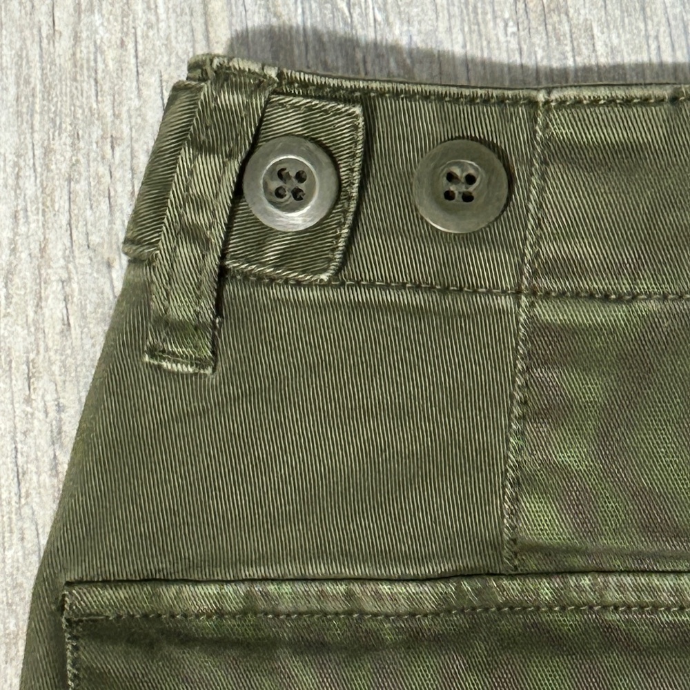 NWOT! Women's Madewell Slim Straight Olive Utility Pant - 25 - Picture 3 of 15